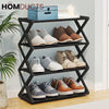 Simple Assembling Shoe Rack 4 Layer