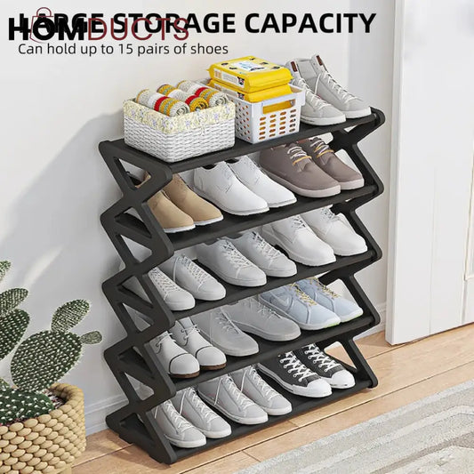 Simple Assembling Shoe Rack 5 Layer