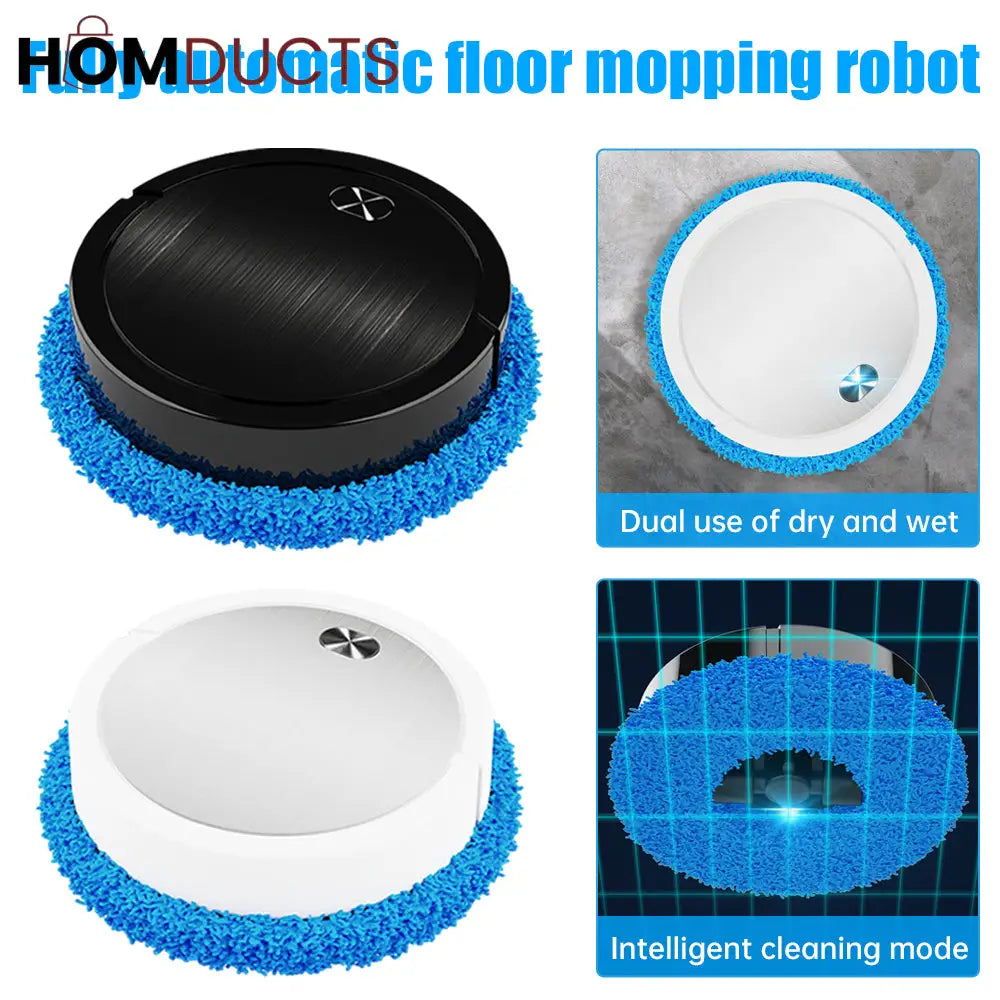 Smart Dual-Mode Floor Cleaning Robot – Wet & Dry Auto Mop with Long Battery