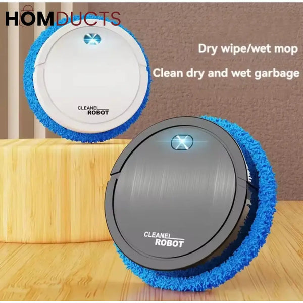 Smart Dual-Mode Floor Cleaning Robot – Wet & Dry Auto Mop with Long Battery