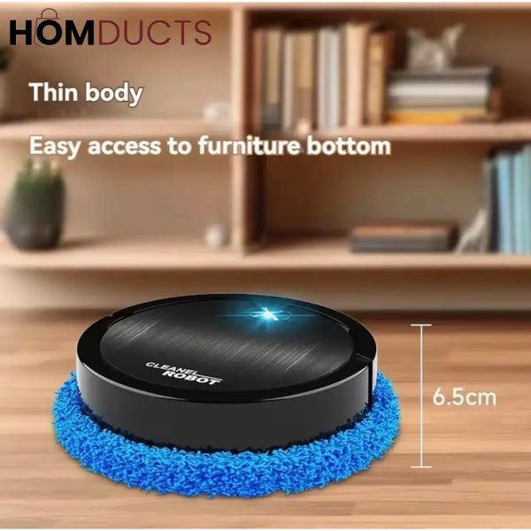 Smart Dual-Mode Floor Cleaning Robot – Wet & Dry Auto Mop with Long Battery