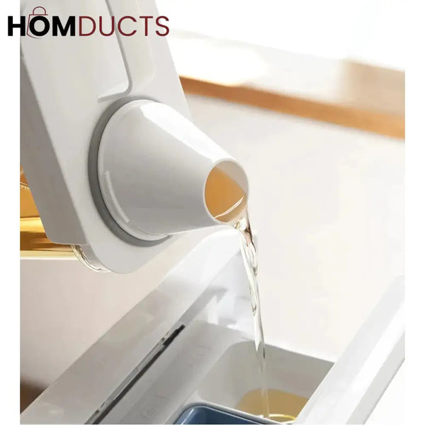 Smart Laundry Dispenser Set – Stackable Containers with Built-In Measuring Cup for Detergent & Softener