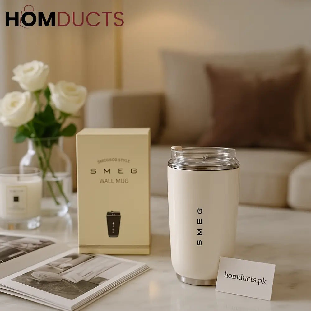 SMEG Wall Mug – Premium Insulated Coffee & Tea Tumbler