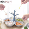 Snack Tray With Fork