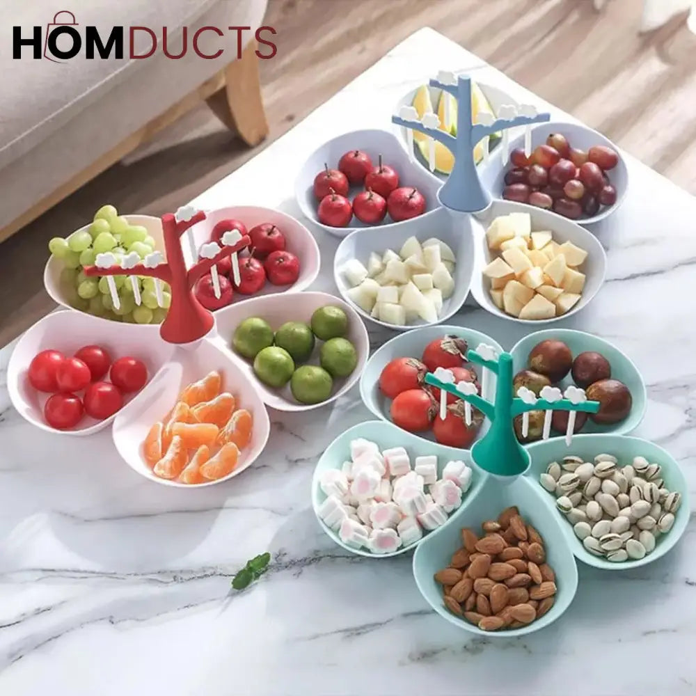 Snack Tray With Fork