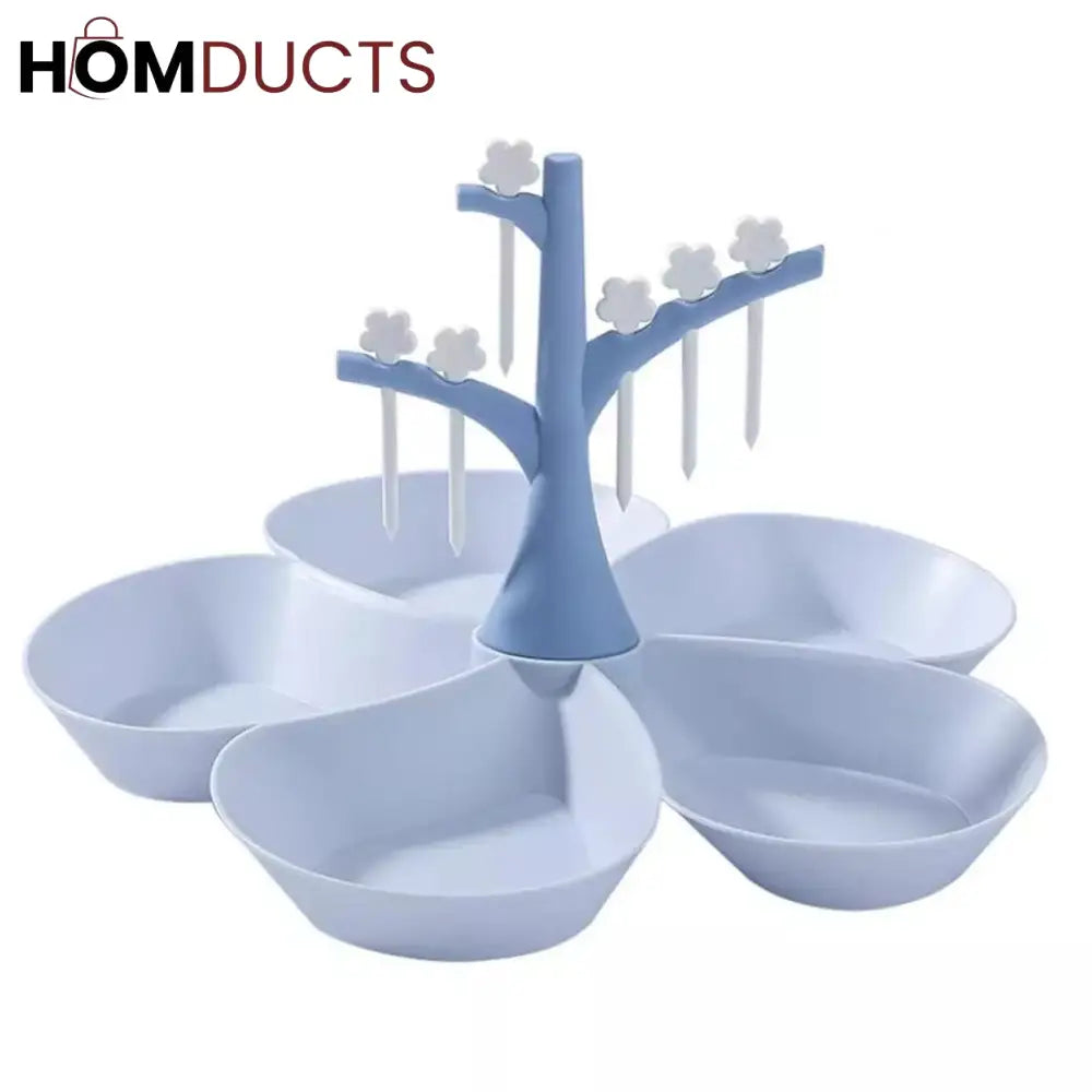 Snack Tray With Fork