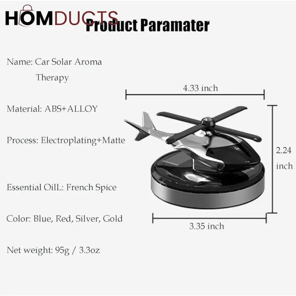 Solar Powered Car Fragrance Diffuser