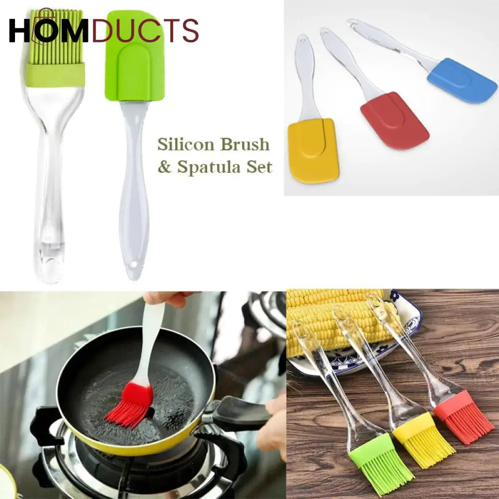 Spatula And Brush (2Pcs Set)