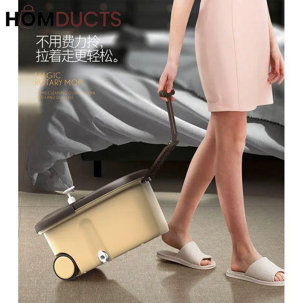 Spin Mop Bucket With Wheel