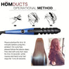Spiral Hair Curling Iron – Blue & Black Professional Styling Tool
