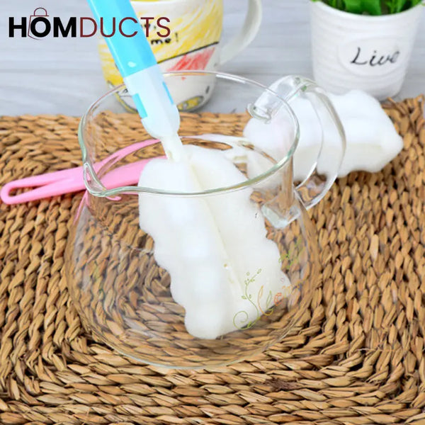 Sponge Brush For Cup Cleaning (3Pcs)