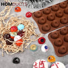 Spooky Eye Ball Silicone Chocolate Mold - 15 Cavity DIY Baking & Decorating