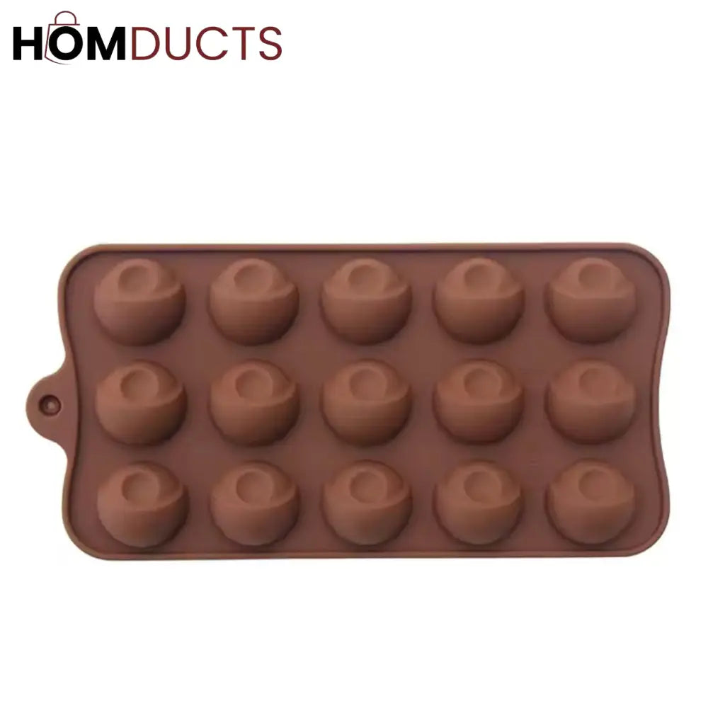 Spooky Eye Ball Silicone Chocolate Mold - 15 Cavity DIY Baking & Decorating