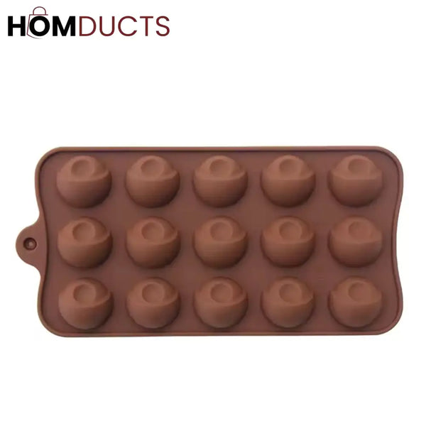 Spooky Eye Ball Silicone Chocolate Mold - 15 Cavity DIY Baking & Decorating