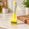 Spring-loaded meat tenderizer