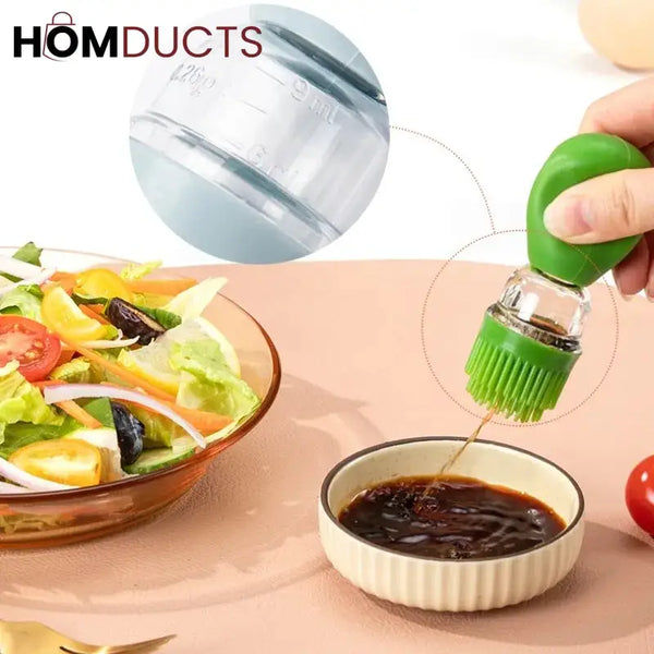 Squeeze Oil Brush Bottle