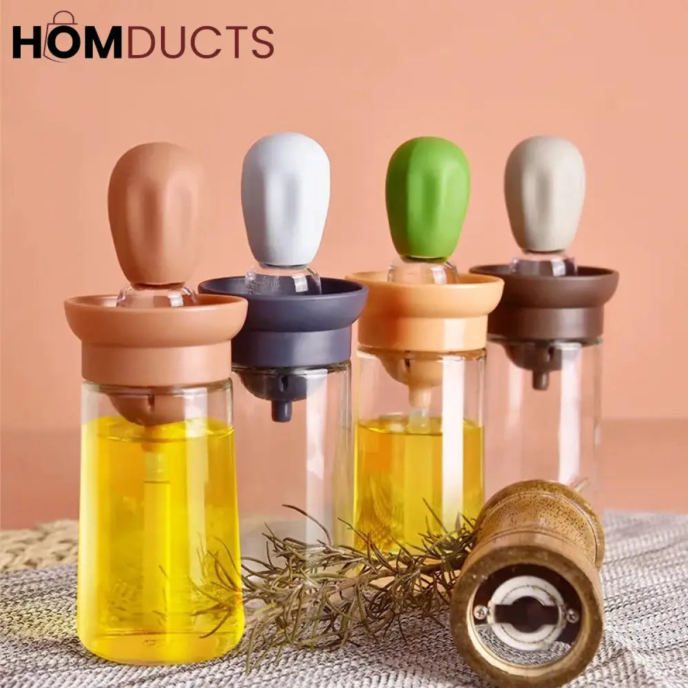 Squeeze Oil Brush Bottle