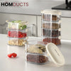 Stackable Kitchen Spice Organizer & Food Storage Box 4 layer Household Supplies