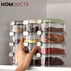 Stackable Kitchen Spice Organizer & Food Storage Box 4 layer Household Supplies