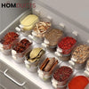 Stackable Kitchen Spice Organizer & Food Storage Box 4 layer Household Supplies