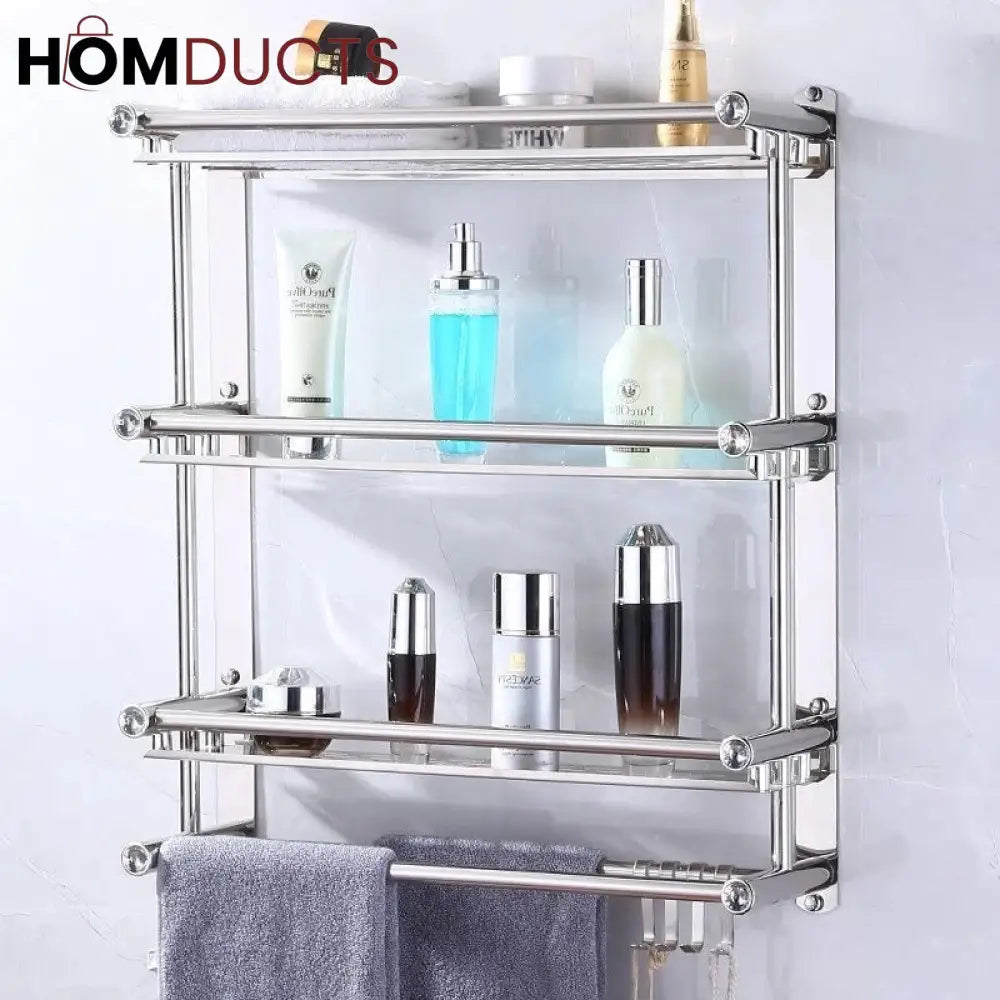 Stainless Steel Bathroom Towel Rack