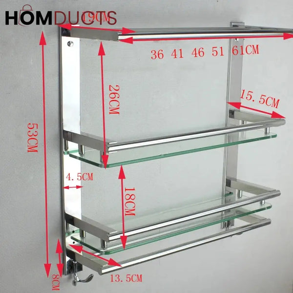 Stainless Steel Bathroom Towel Rack