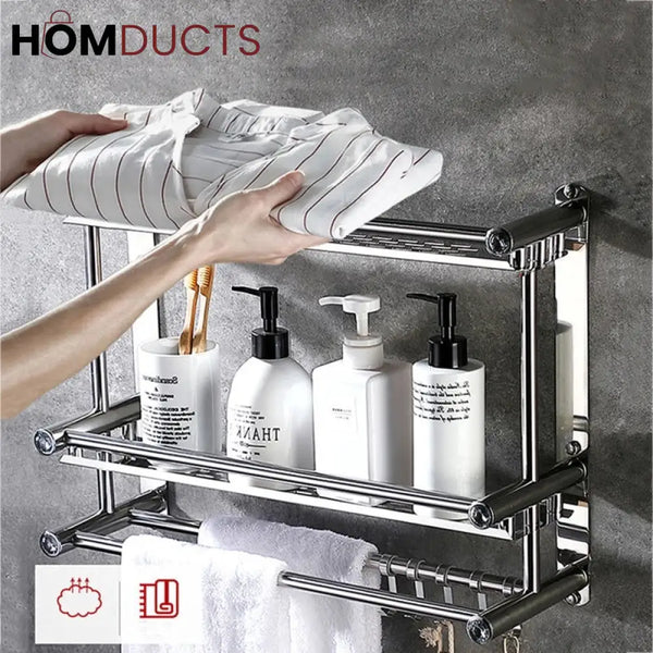 Stainless Steel Bathroom Towel Rack