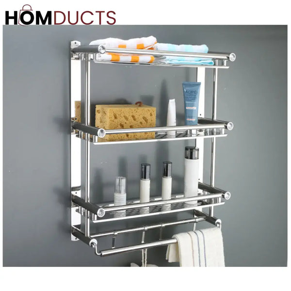 Stainless Steel Bathroom Towel Rack