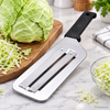 Stainless steel triple-blade cabbage and vegetable slicer
