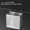 Stainless Steel Cutlery Holder With Hanging Option