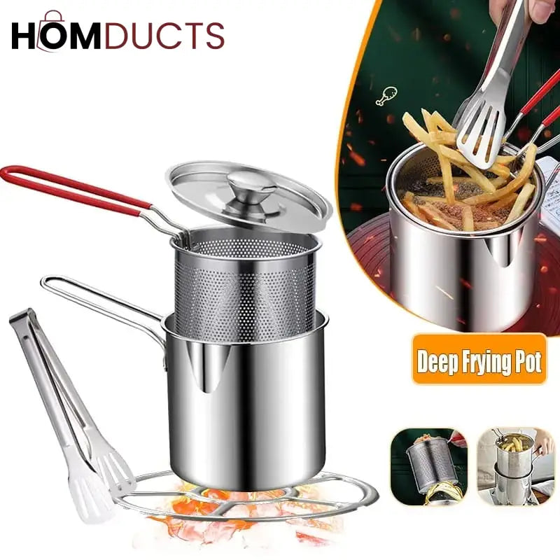 Stainless Steel Deep Frying Pot