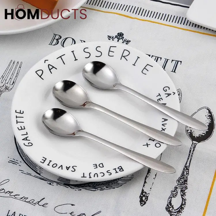 Stainless Steel Desert Spoon (6Pcs)