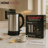 Stainless Steel Electric Kettle – Fast Boil with Auto Shut-Off & Dry-Boil Protection