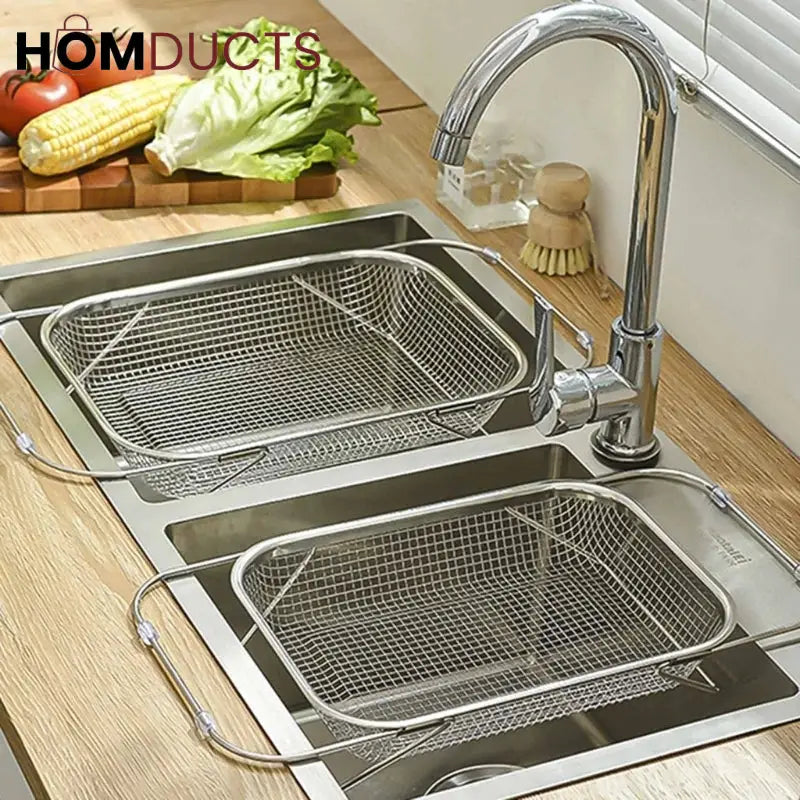 Stainless Steel Expandable Colander Basket