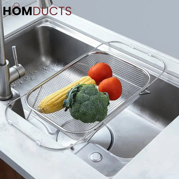 Stainless Steel Expandable Colander Basket