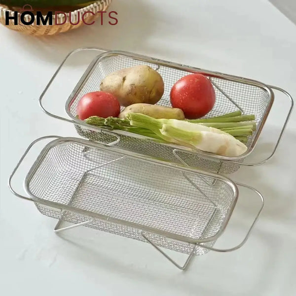 Stainless Steel Expandable Colander Basket