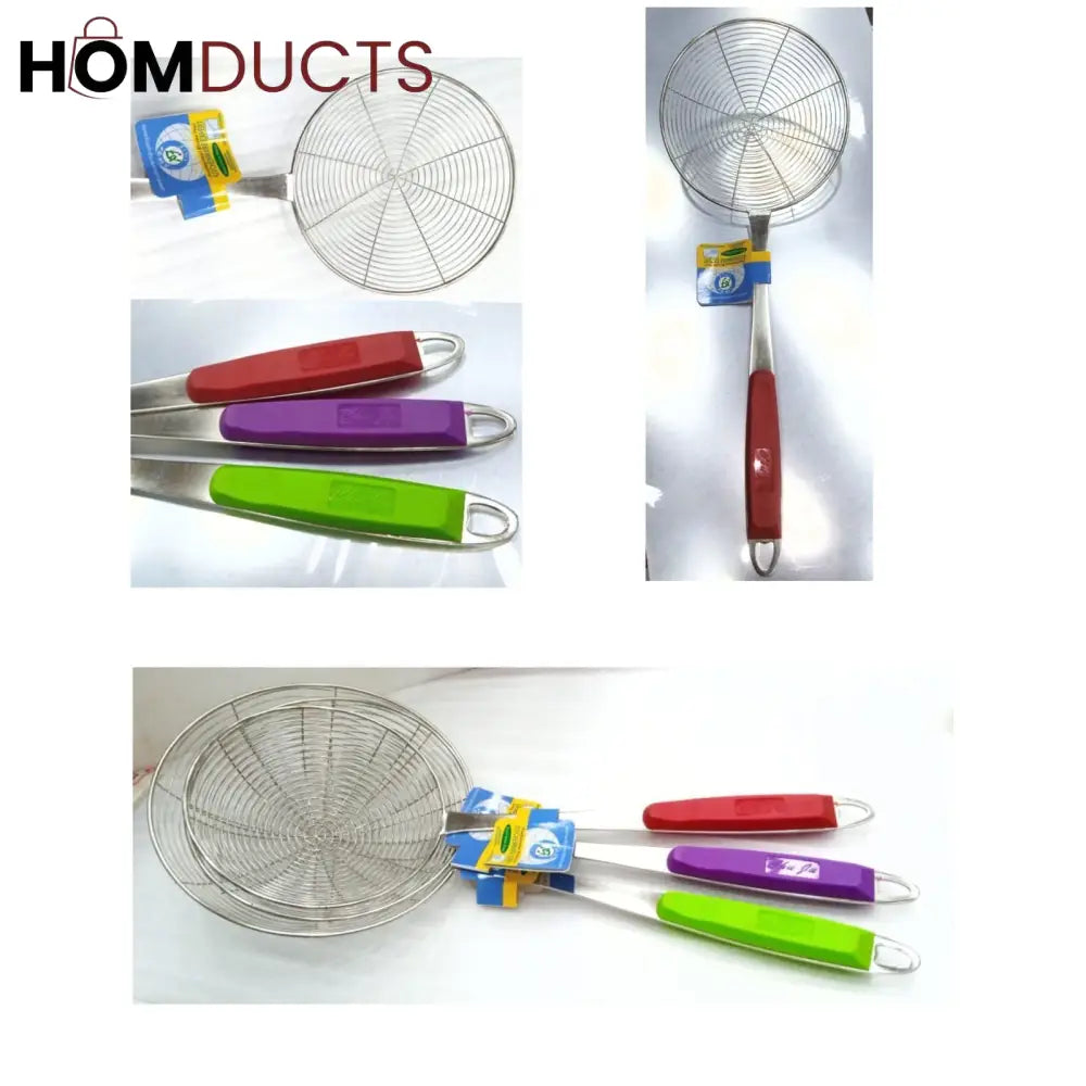 Stainless Steel Frying Strainer (3Pcs Set)