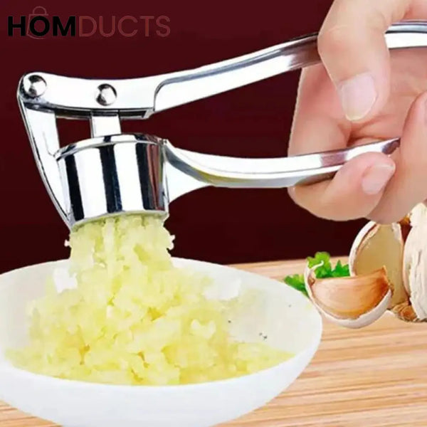 Stainless Steel Garlic Crusher