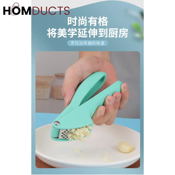 Stainless Steel Garlic Crusher