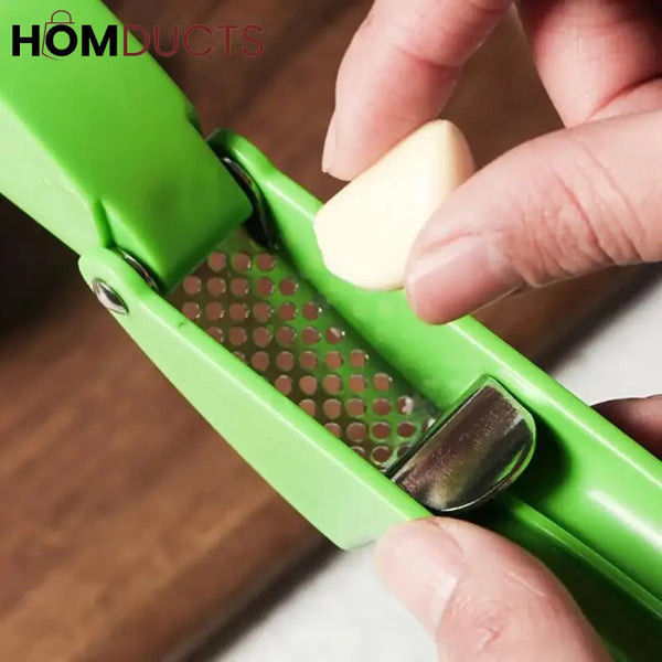 Stainless Steel Garlic Crusher
