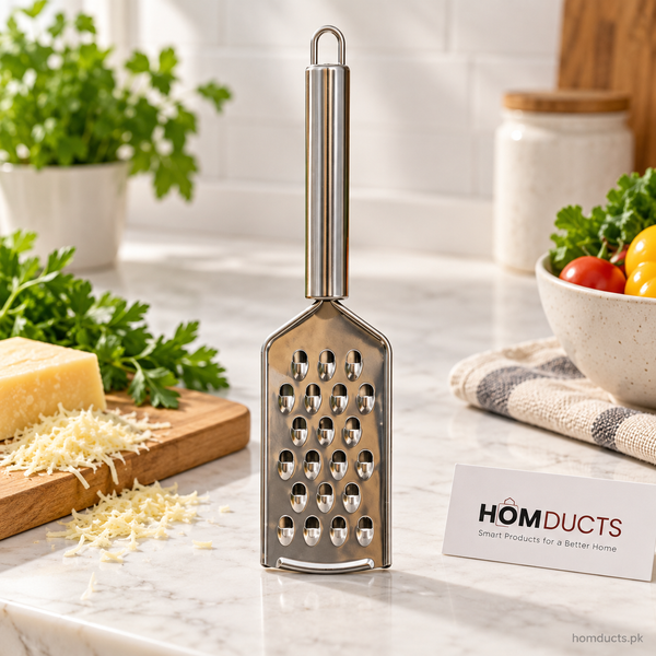 Stainless steel handheld kitchen grater