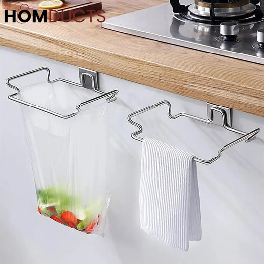 Stainless Steel Hanging Trash Rack