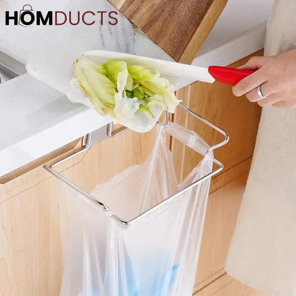 Stainless Steel Hanging Trash Rack