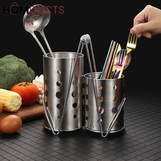 Stainless Steel Heavy Quality Spoon Holder