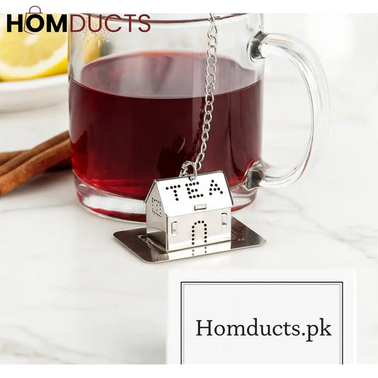 Stainless Steel House Shaped Tea Infuser – Reusable Loose Leaf Tea Strainer