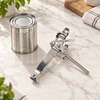 Stainless steel manual can opener