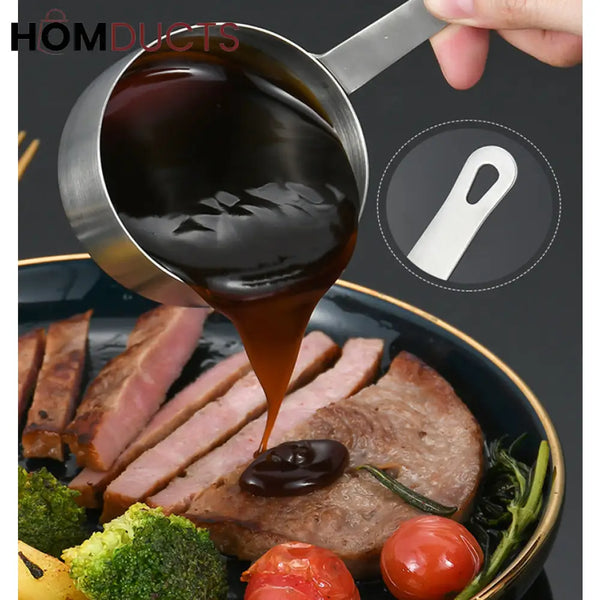 Stainless Steel Mini Sauce Cup With Handle