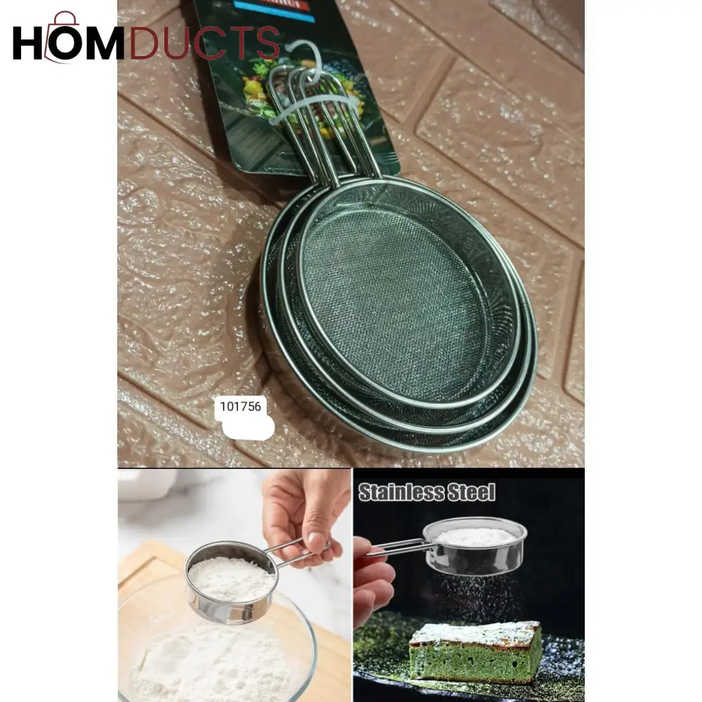 Stainless Steel Mini Strainer (3Pcs)