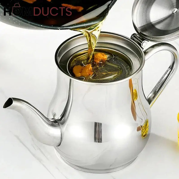Stainless Steel Oil Filter Kettle
