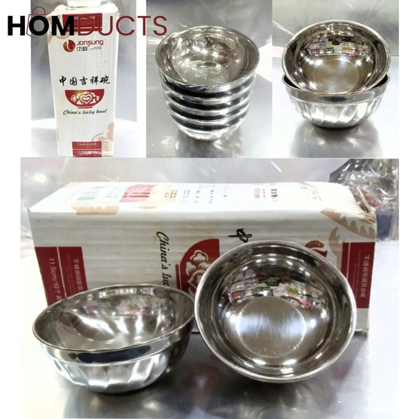 Stainless Steel (Pack Of 10Pcs)Tea Bowls